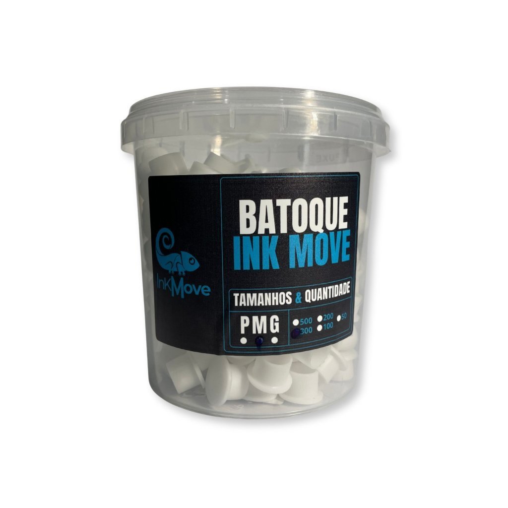 Batoque Ink Move silicone branco M 