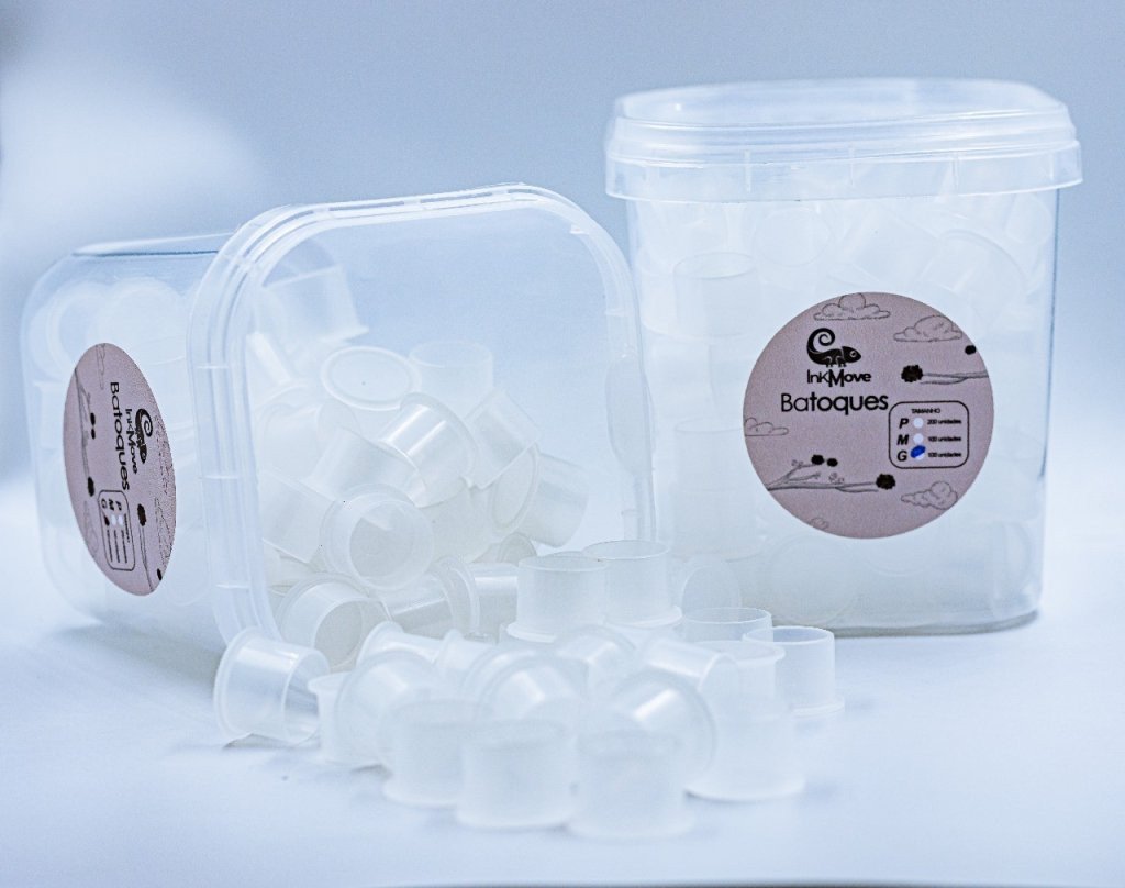 Batoque translucido com base inferior