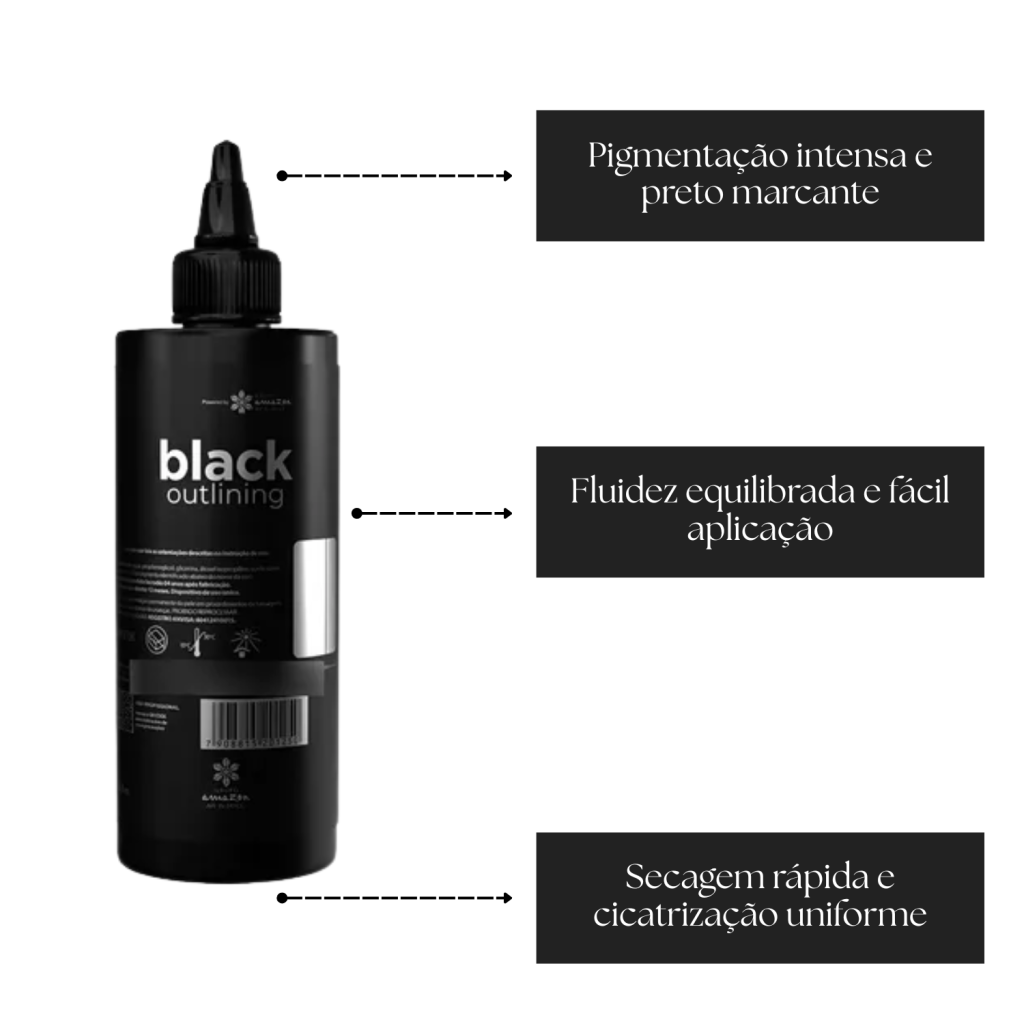 TINTA THE INK 120ML - BLACK OUTLINING