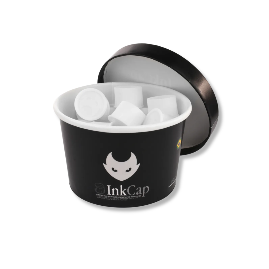 BATOQUE ELECTRIC INK - INK CAP BRANCO 0,5 ML TAMANHO G - 50 UNDS