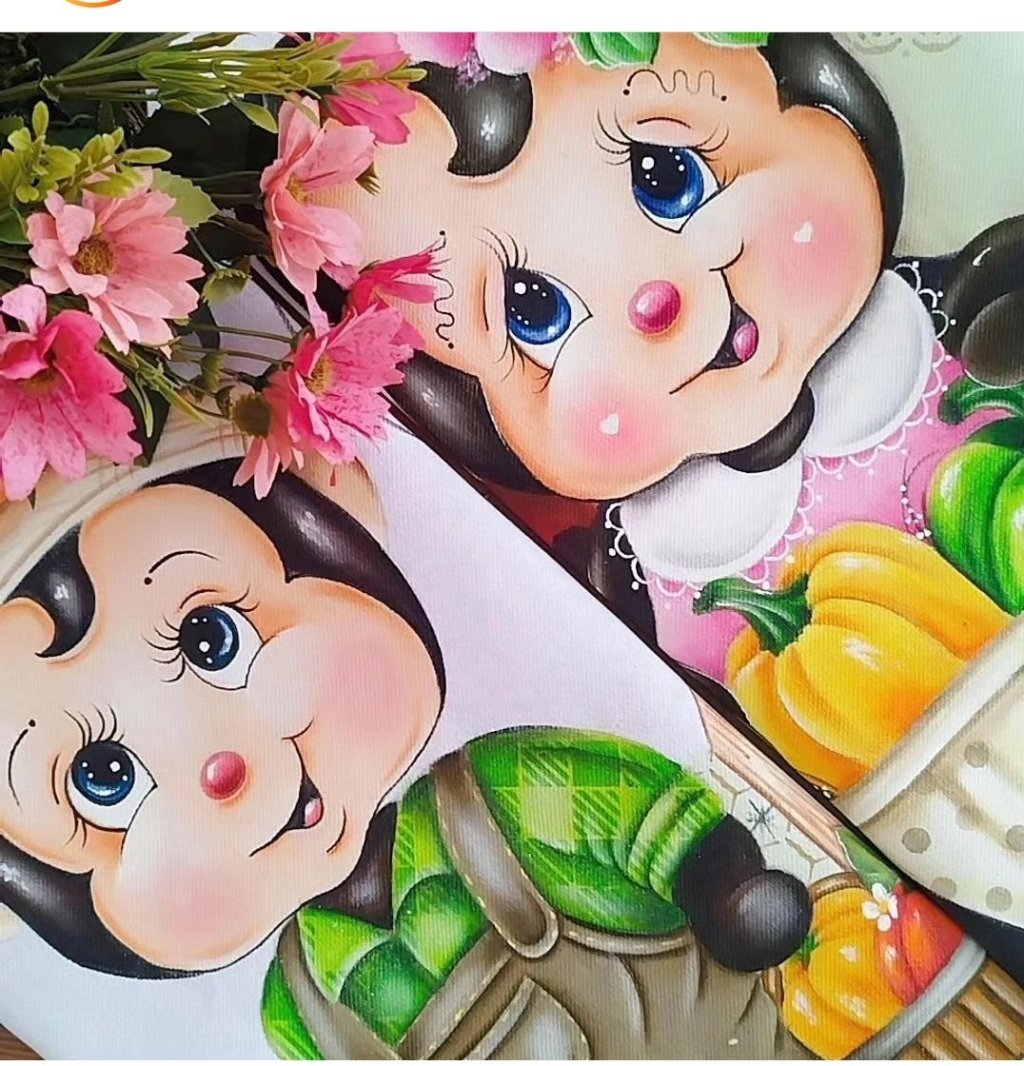 Joaninha com pimentões 