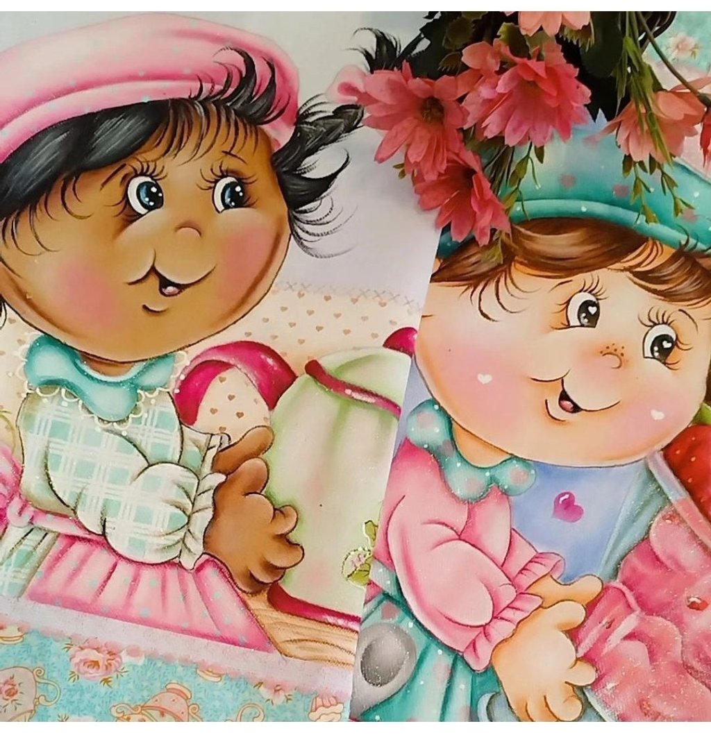 Bonequinha cafezinho e bonequinha docinho 