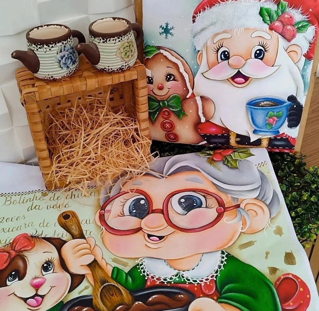 Combo vovó e papai Noel 