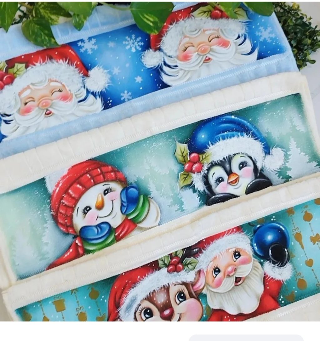 Toalhas de lavabo de natal 2