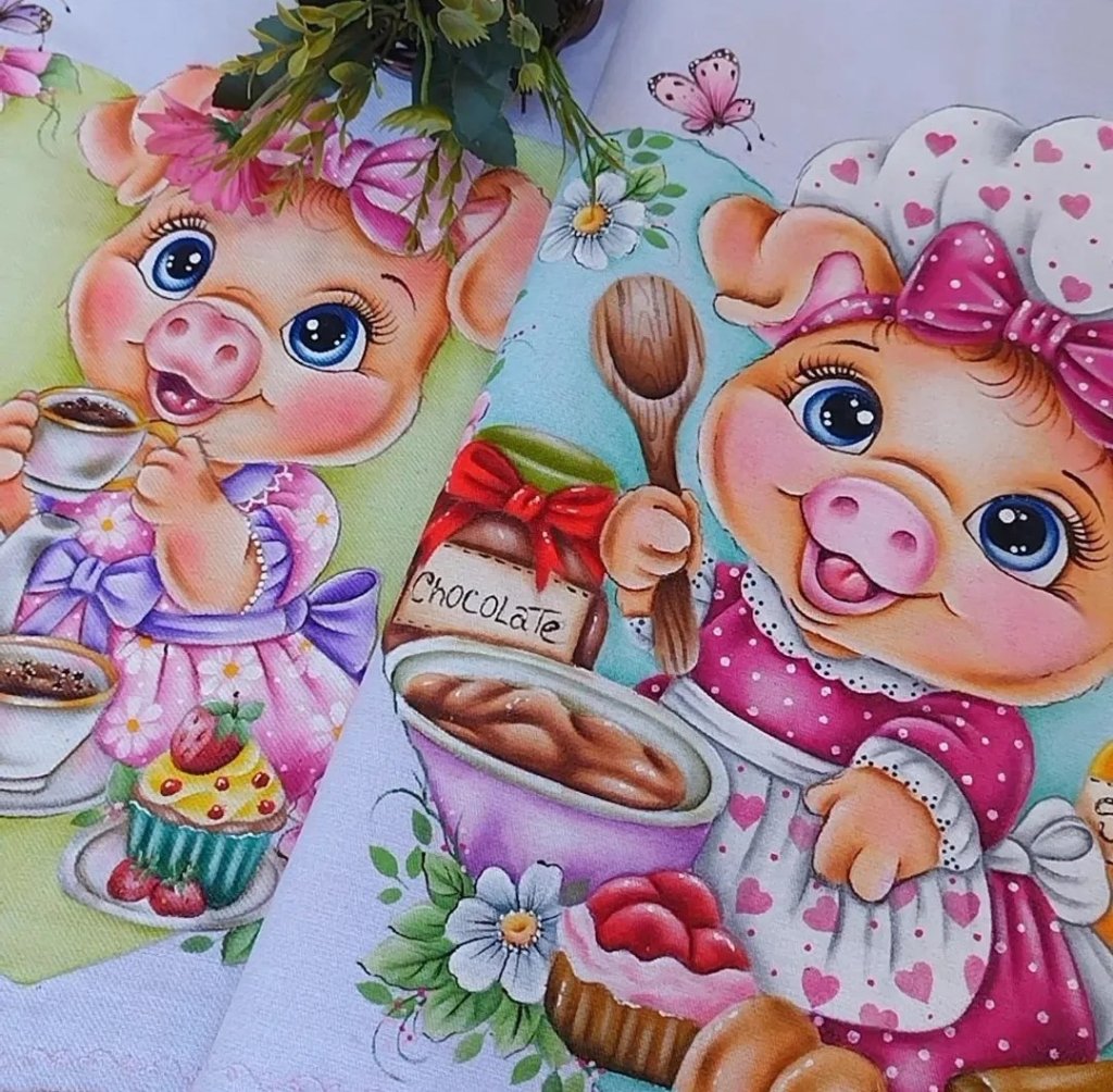 Porquinha Sandra e Val 