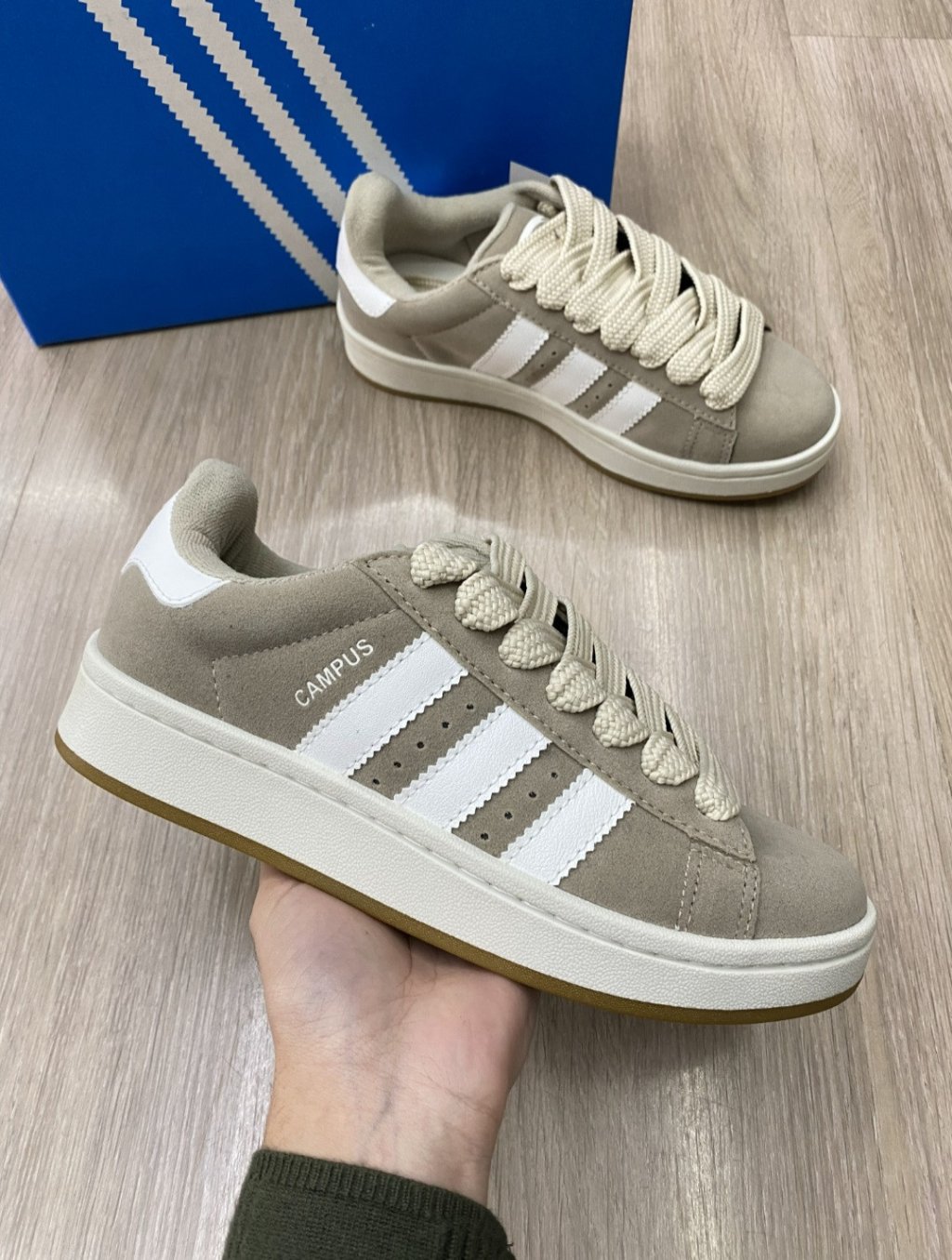 Adidas Campus bege 1°linha 
