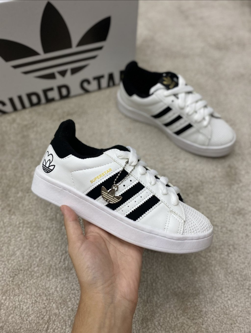  super star bordado coração 