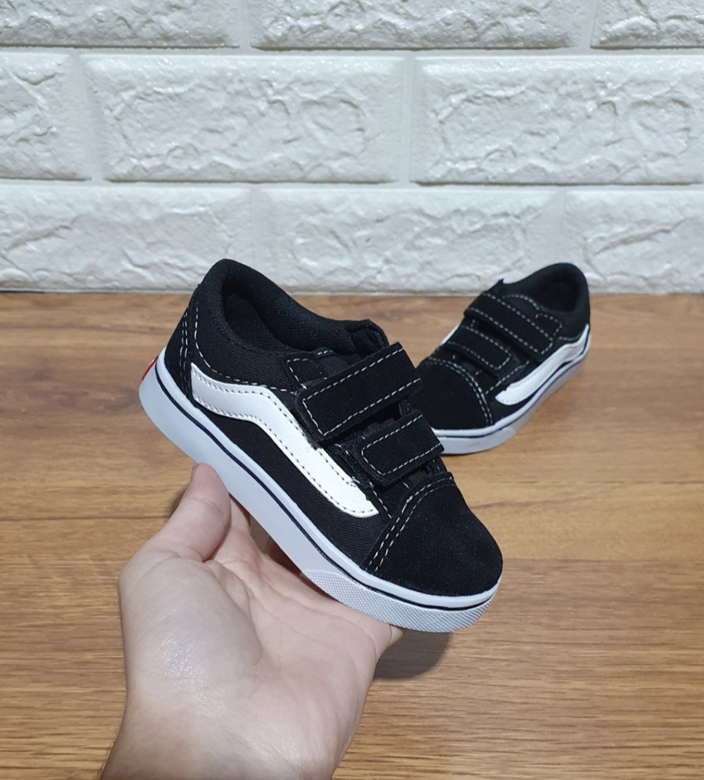 Vans old velcro bebê 