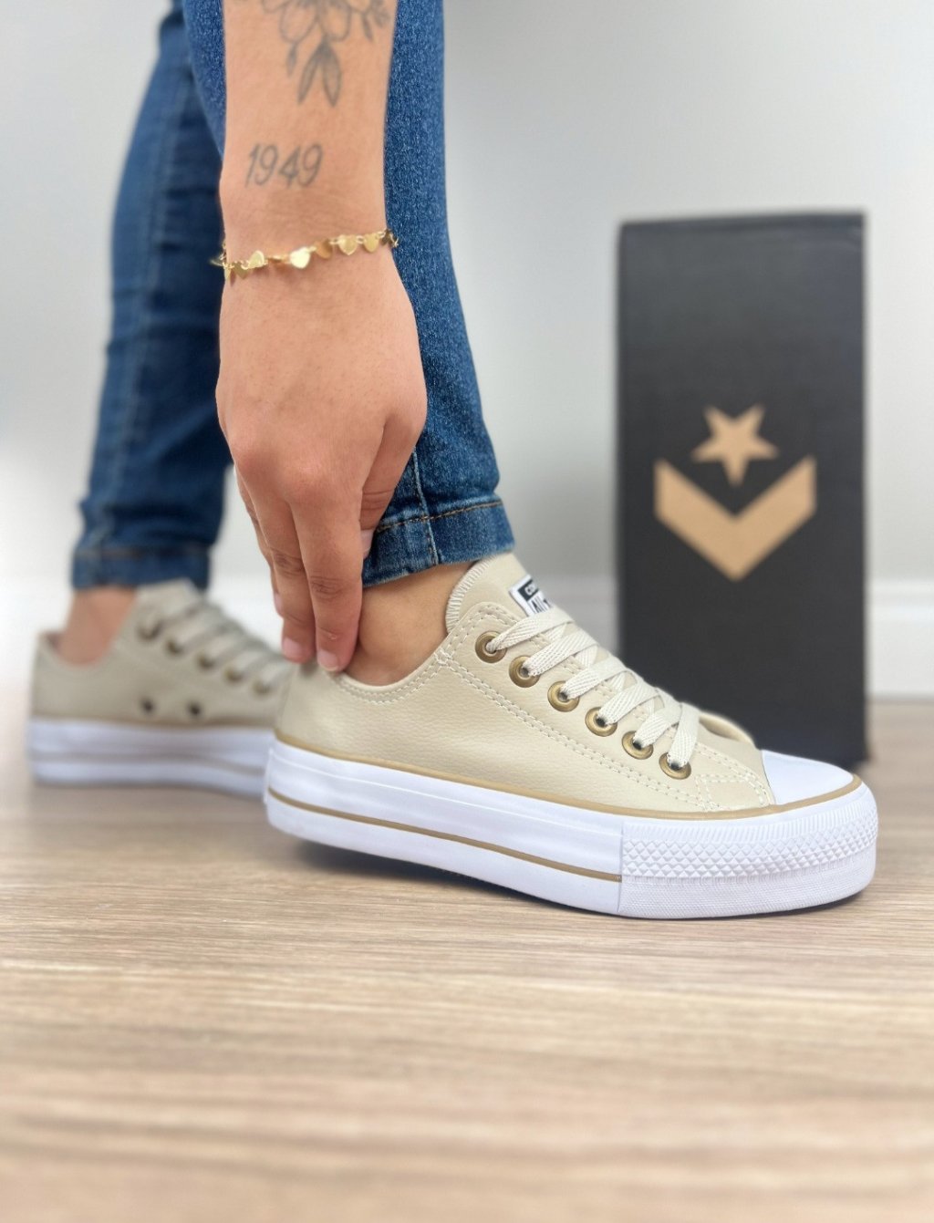 All star sintético plataforma 