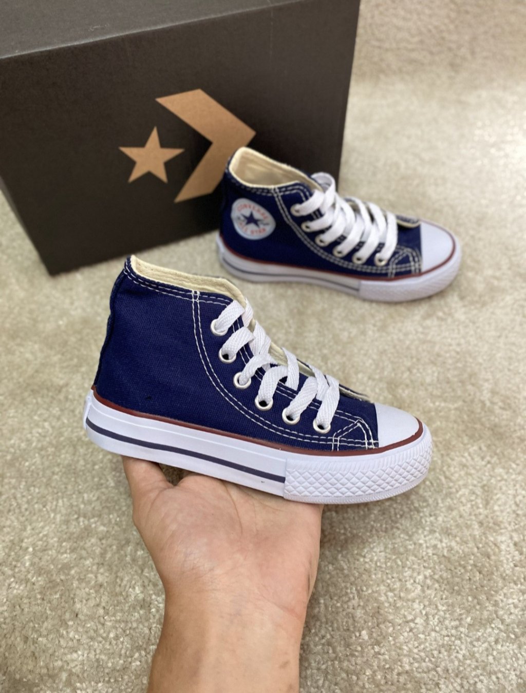 All star cano alto infantil 