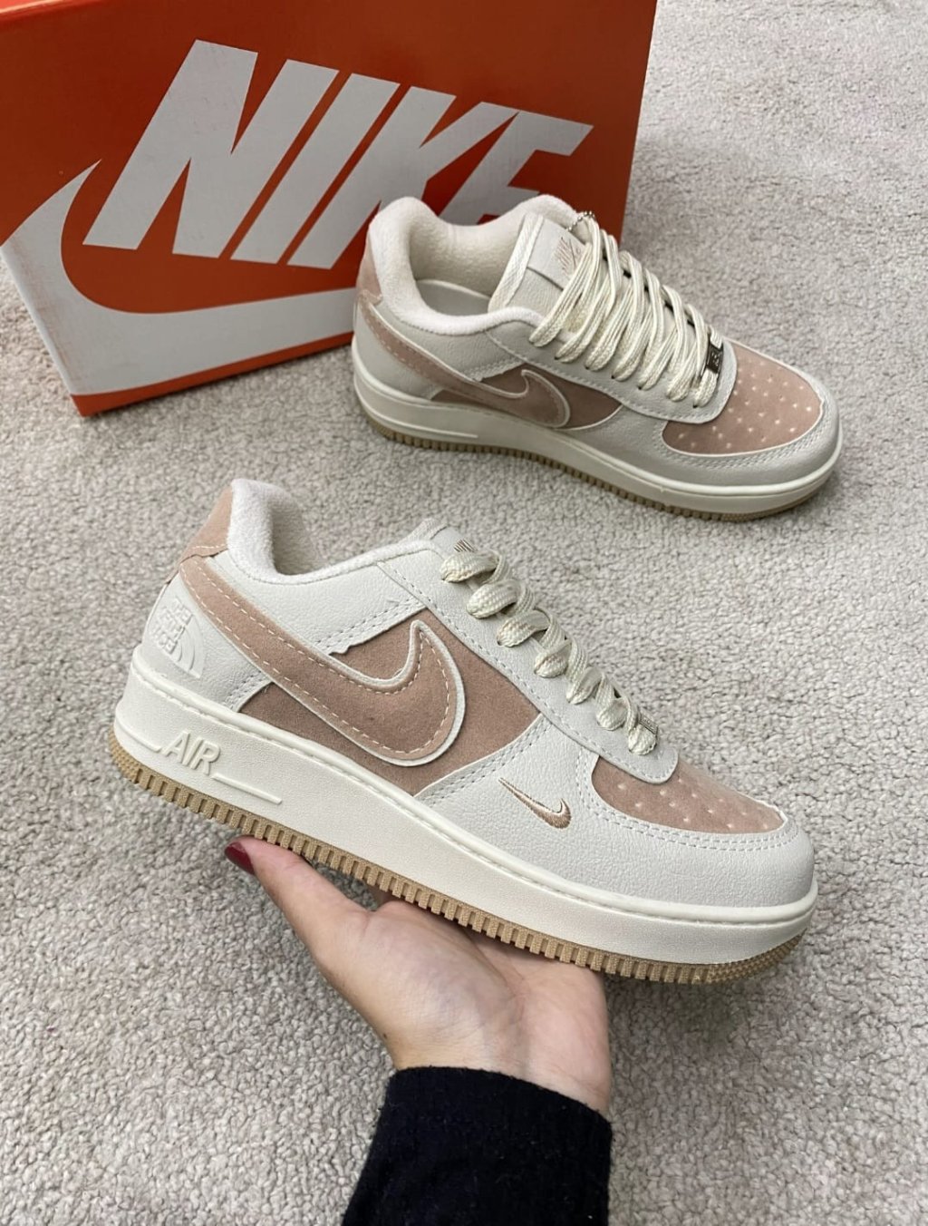 Nike air force meio/camurça 