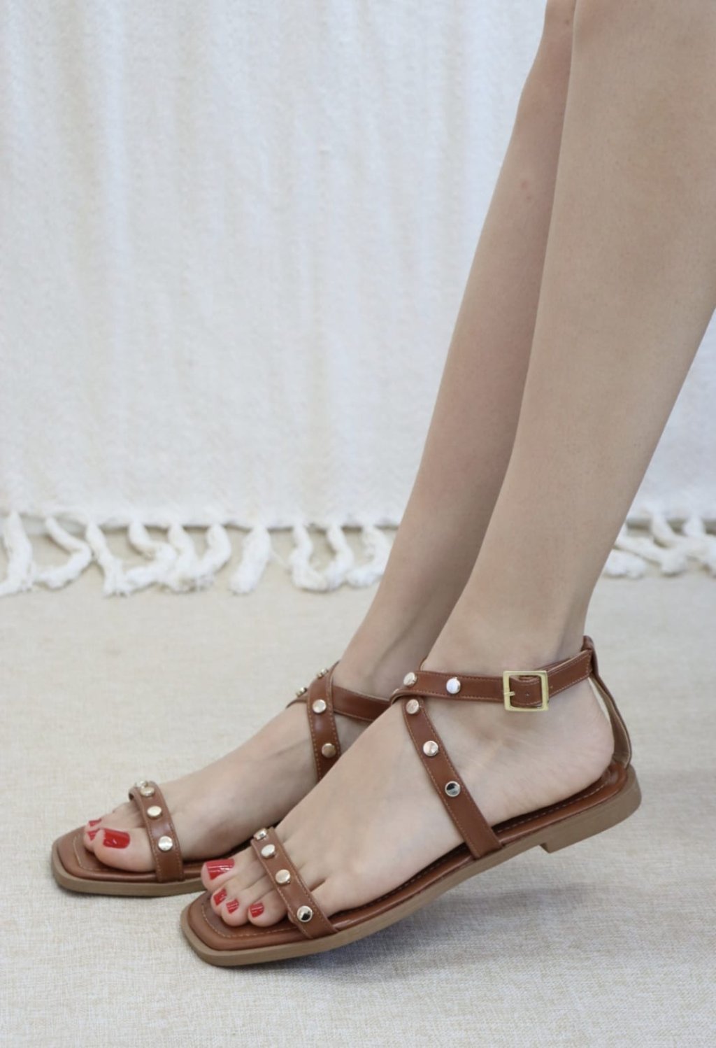 Sandália X aplicação 