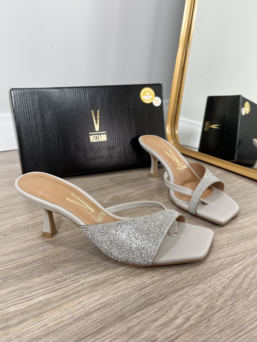 Salto Vizzano tamanco strass