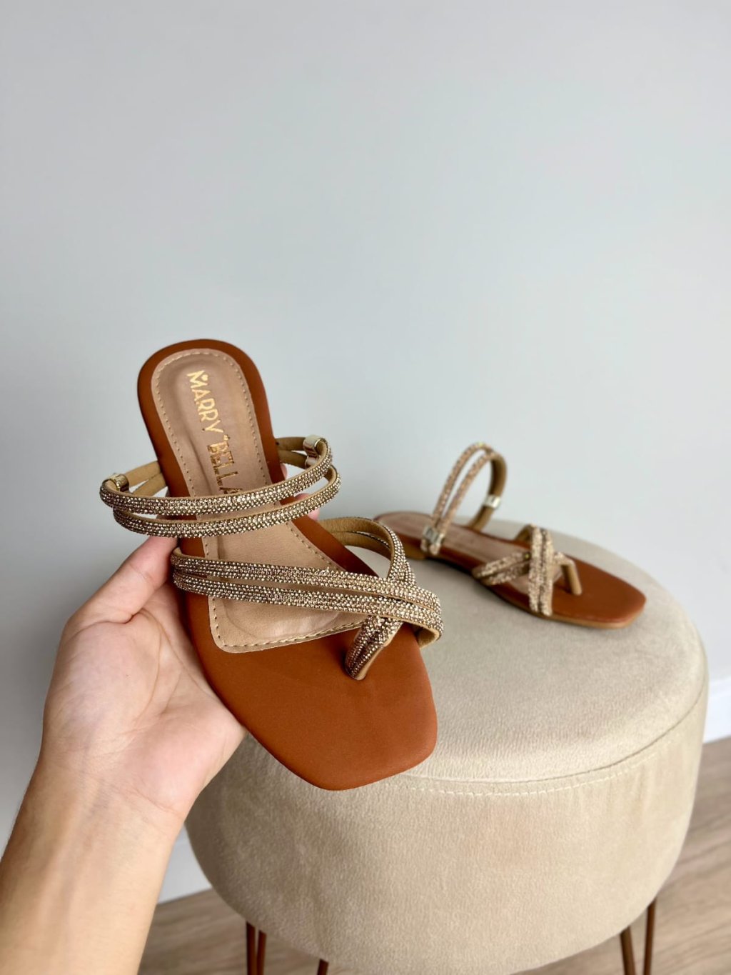 Rasteirinha brilinho