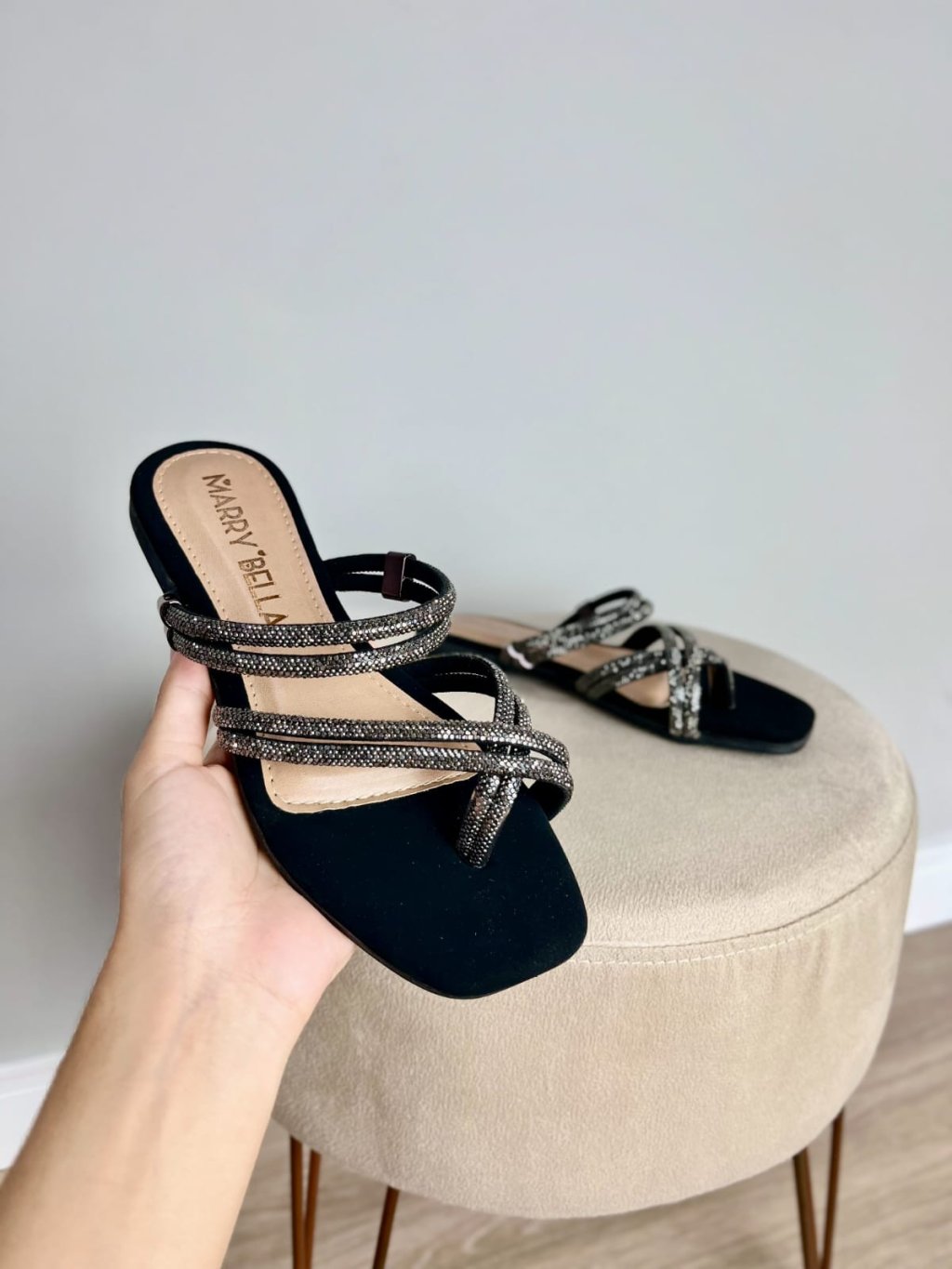 Rasteirinha brilinho