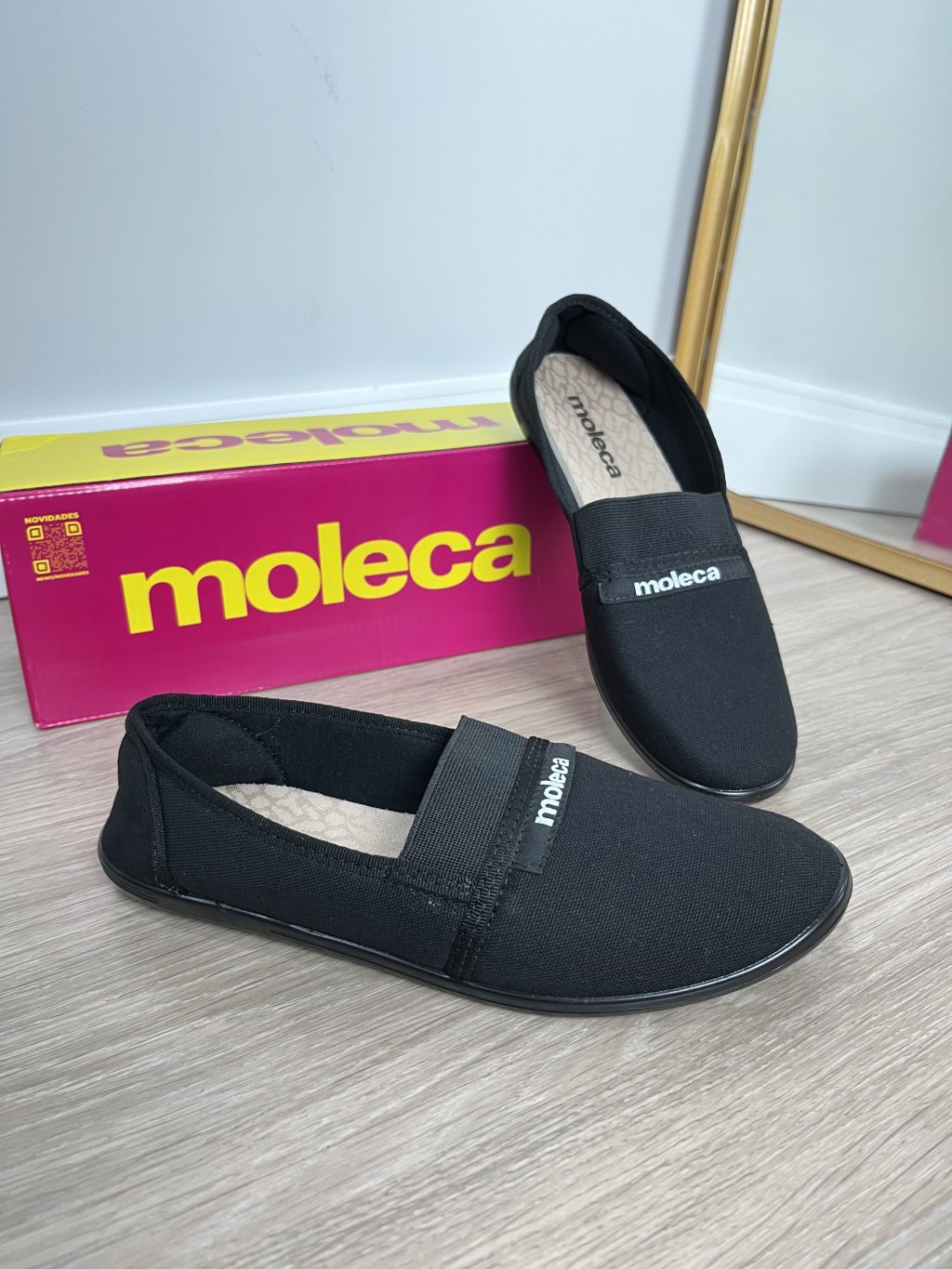 Sapatilha pano moleca 