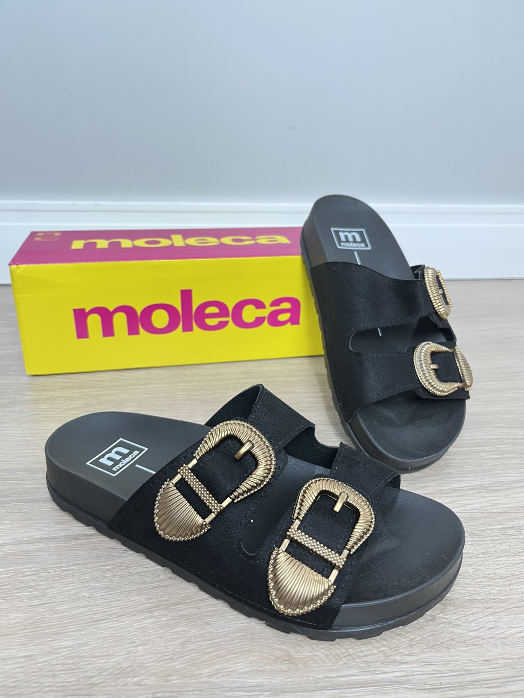 Papete fivela retrô Moleca 