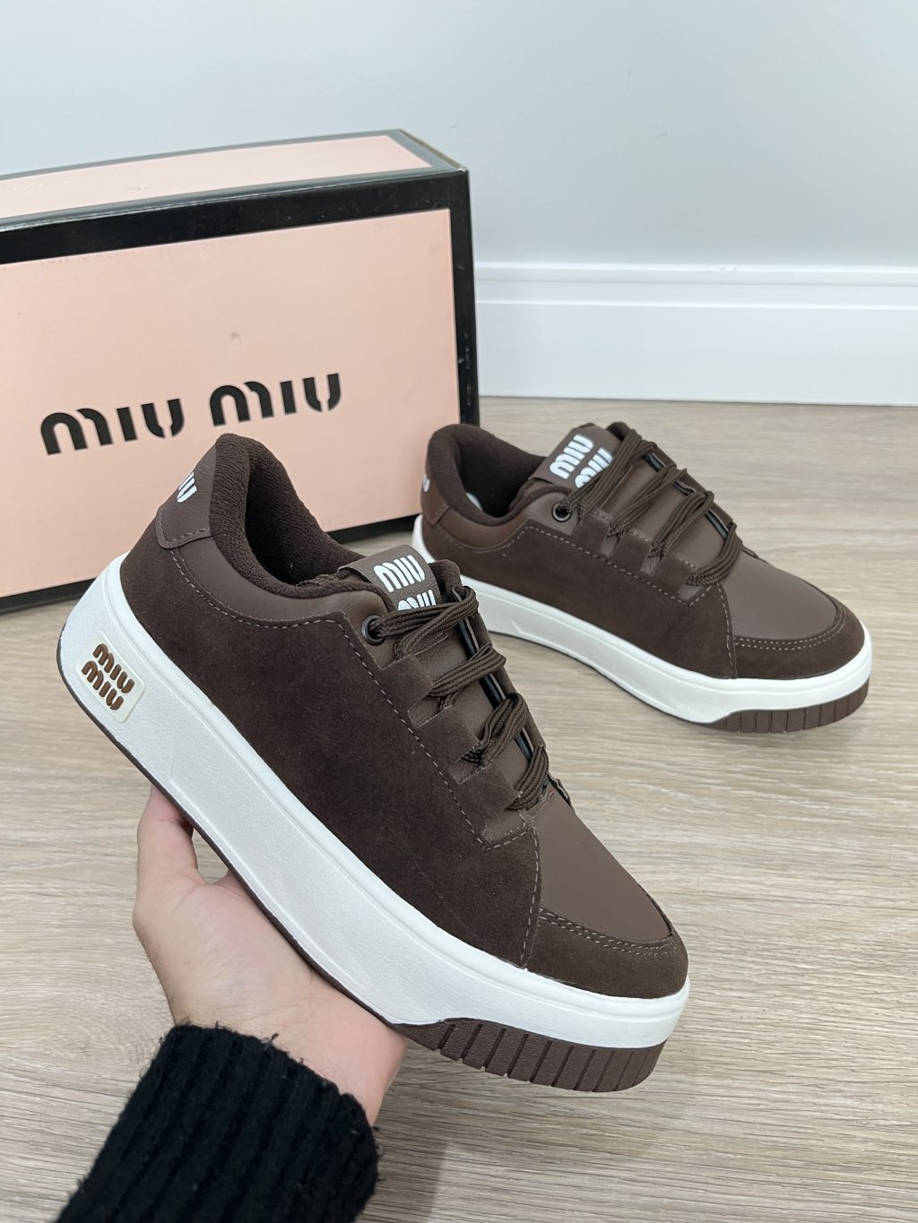 Miu miu camurça 
