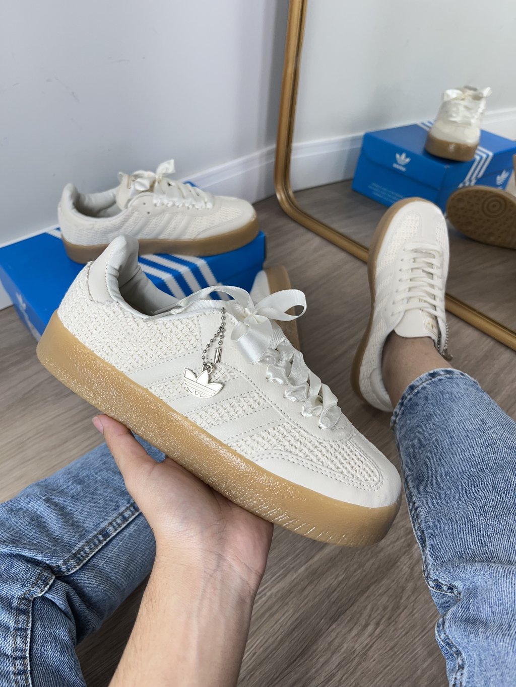 Adidas samba crochê 