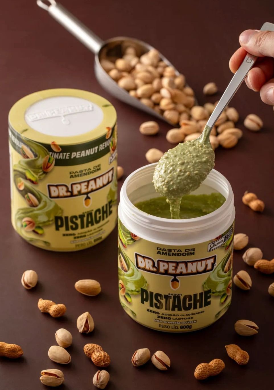 Dr. Peanut - Pasta de amendoim Pistache 600g