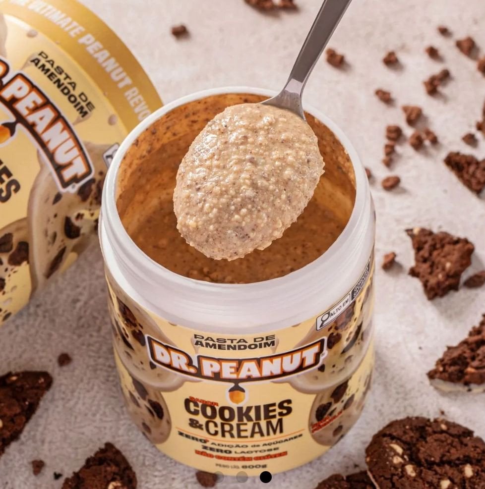 Dr. Peanut - Pasta de amendoim Cookies and Cream 250g