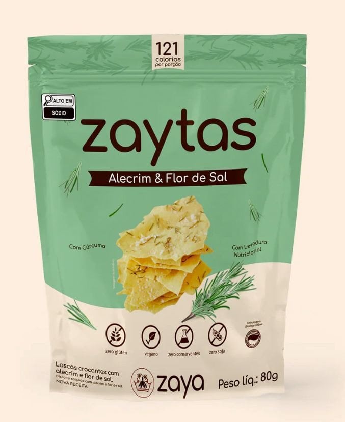 Zaya - Zaytas Alecrim & Flor de Sal 80g