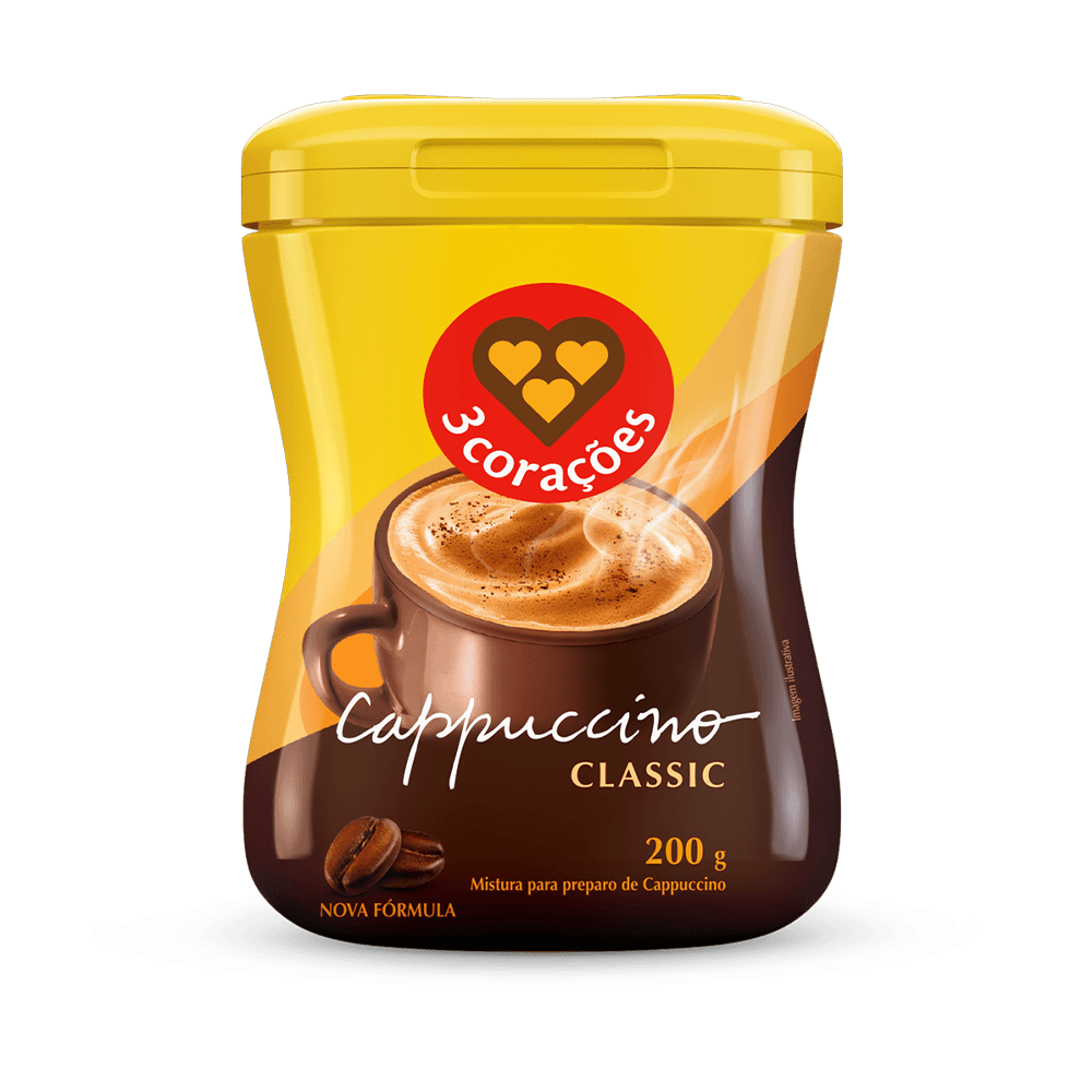 Cappuccino Três corações 200 gramas