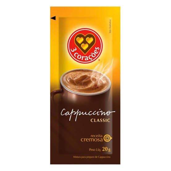Capuccino sachê  tradicional 20 gramas