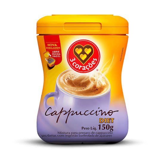 Cappuccino Três corações diet 150 gramas