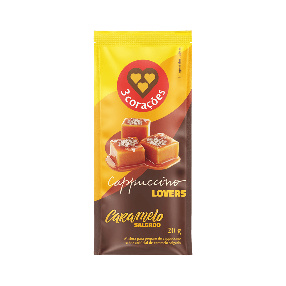 Cappuccino sachê caramelo salgado 20 gramas