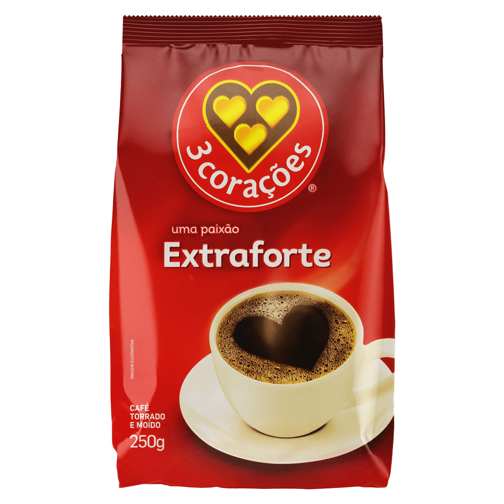 Café Três corações extraforte 250 gramas