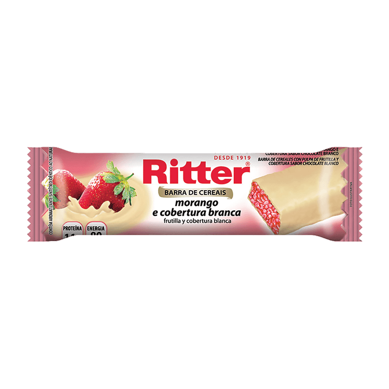 Barra cereal Ritter morango 25 gramas