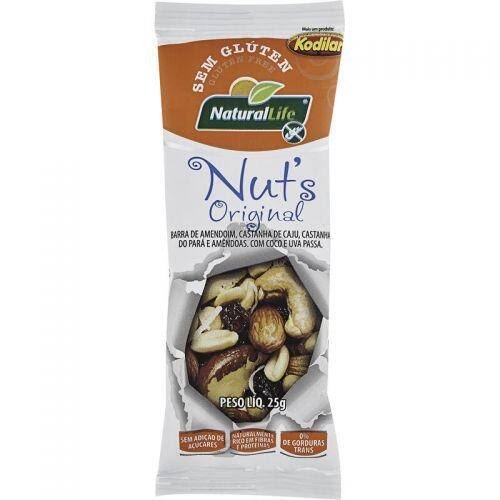 Barra nuts original s/glúten 25 gramas