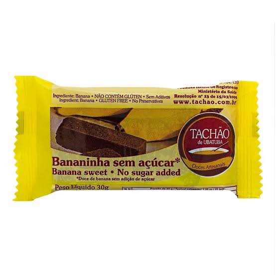 Bananinha tachão s/açúcar 30 gramas