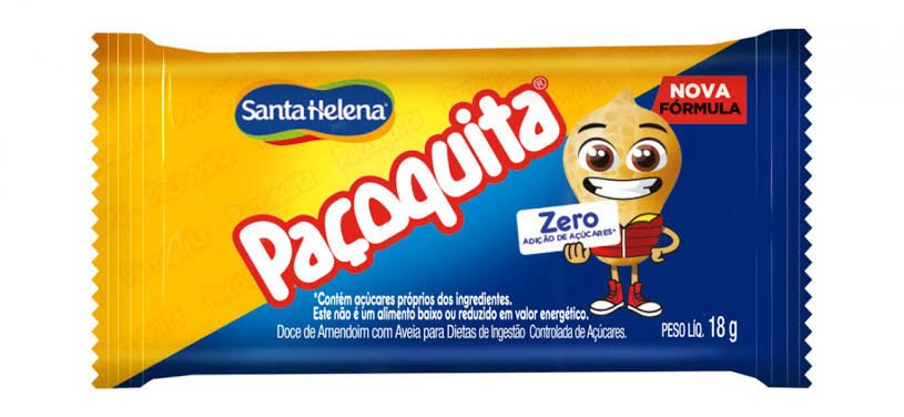 Paçoca Santa Helena s/ açúcar 18 gramas