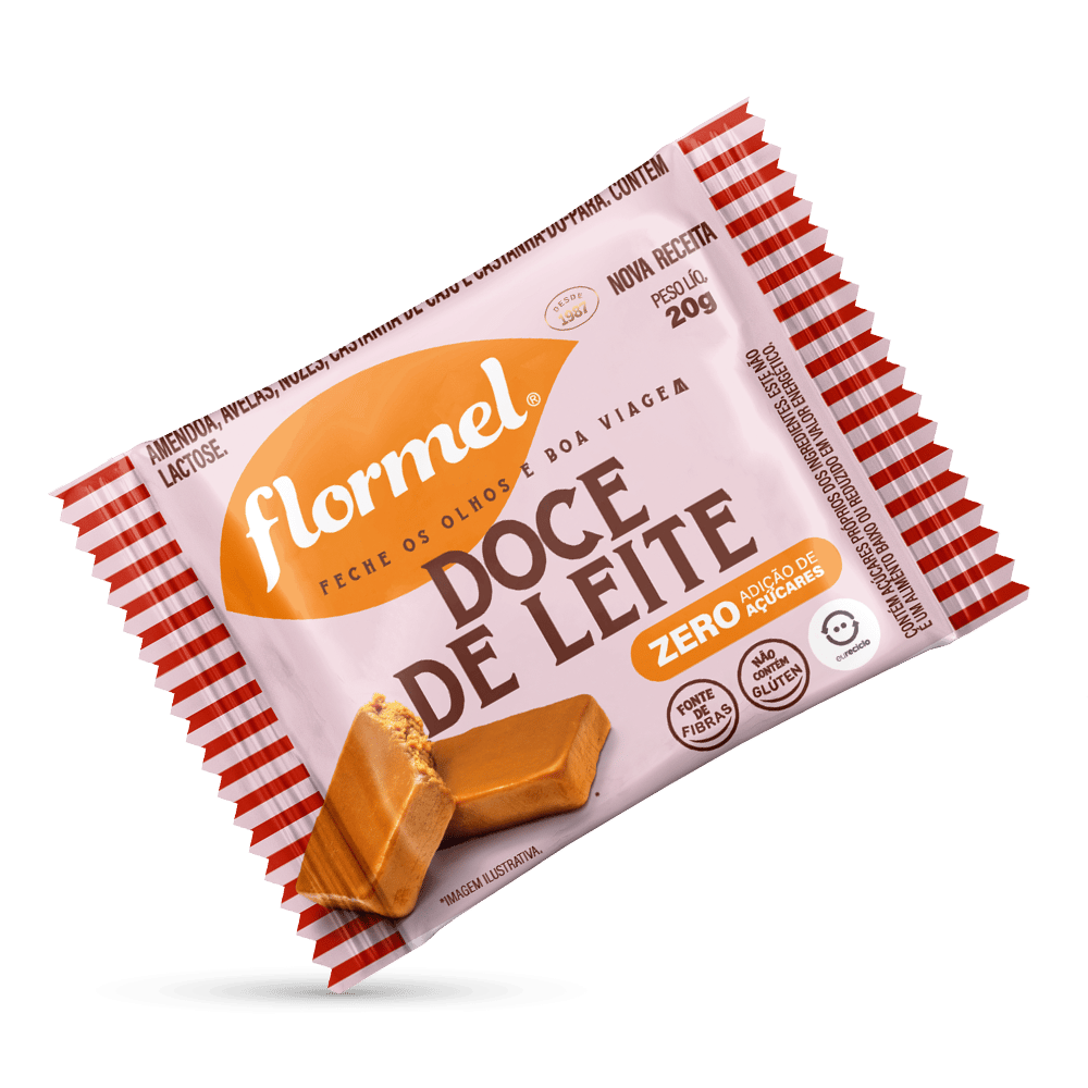 Doce de leite flormel s/ açúcar 20 gramas