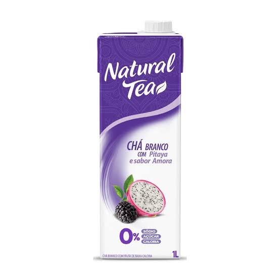 Chá natural tea branco sabor amora 1 litro