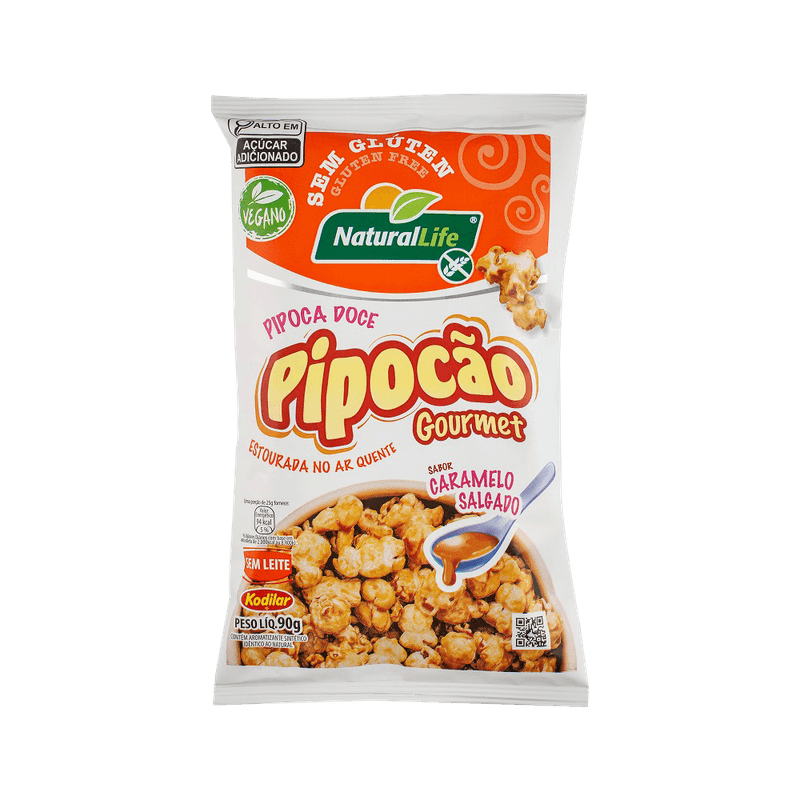 Pipocão caramelo salgado s/ glúten 90 gramas