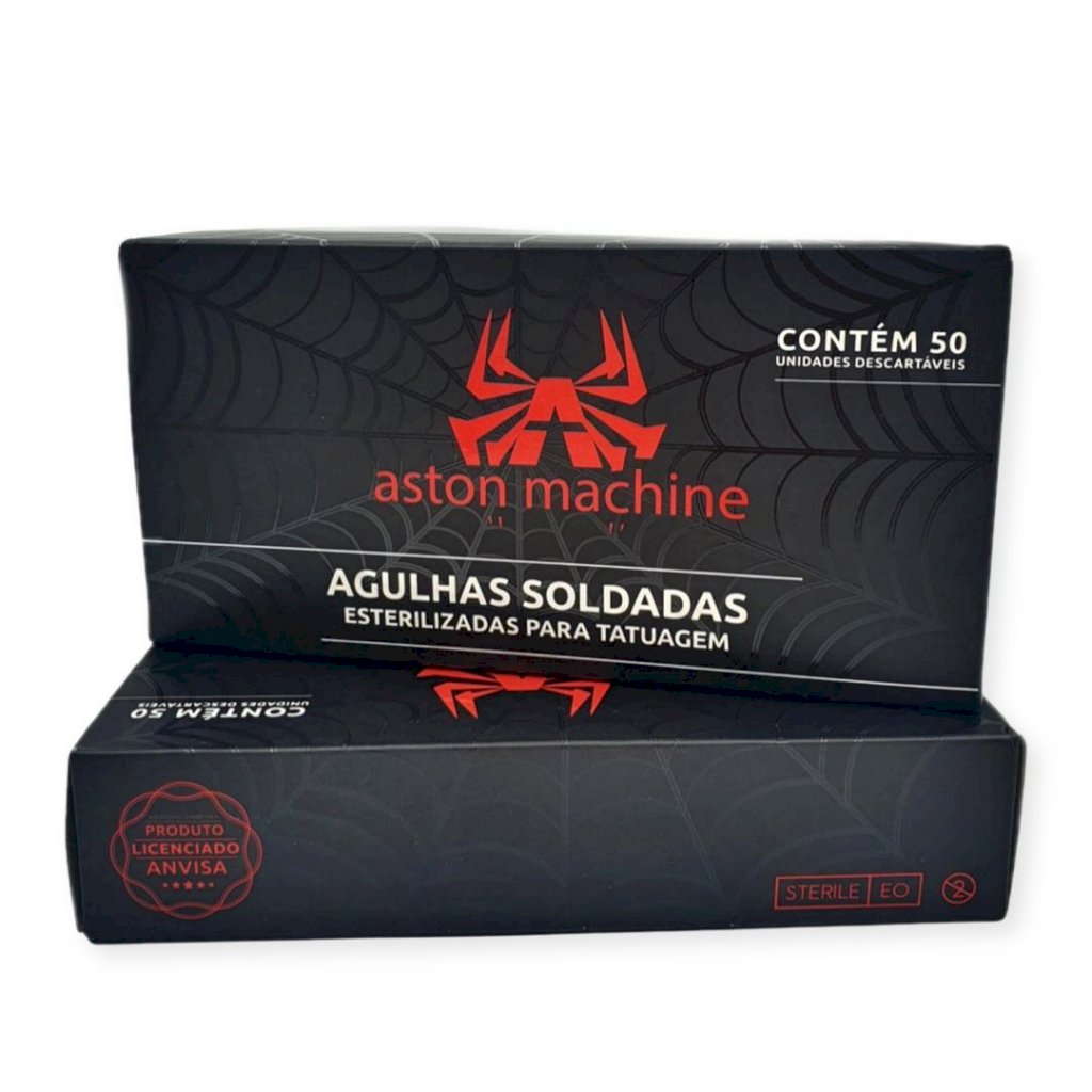 Caixa de Agulhas Aston 50un