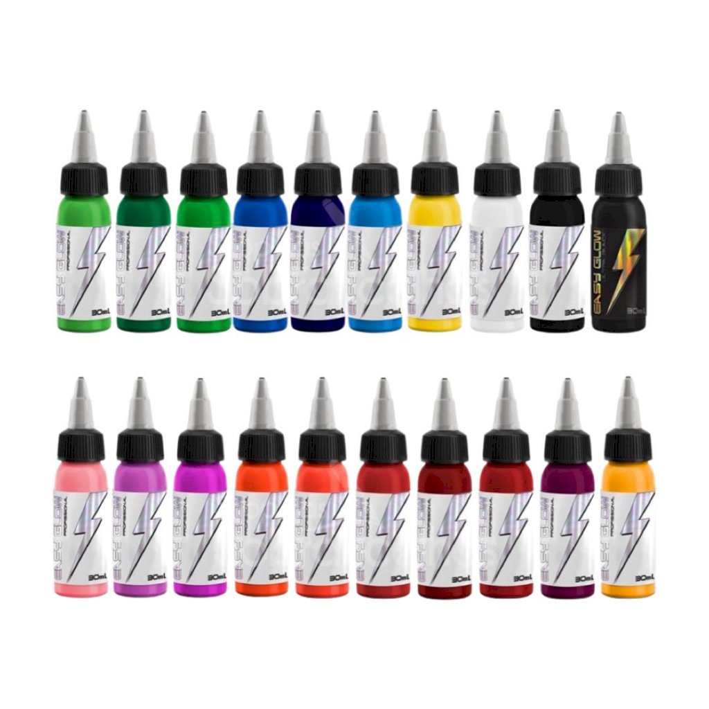 Tintas Easy Glow 30ml - Cores nas variações