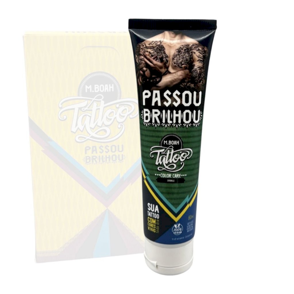 Passou Brilhou Hidratante p/ tattoo 80ml
