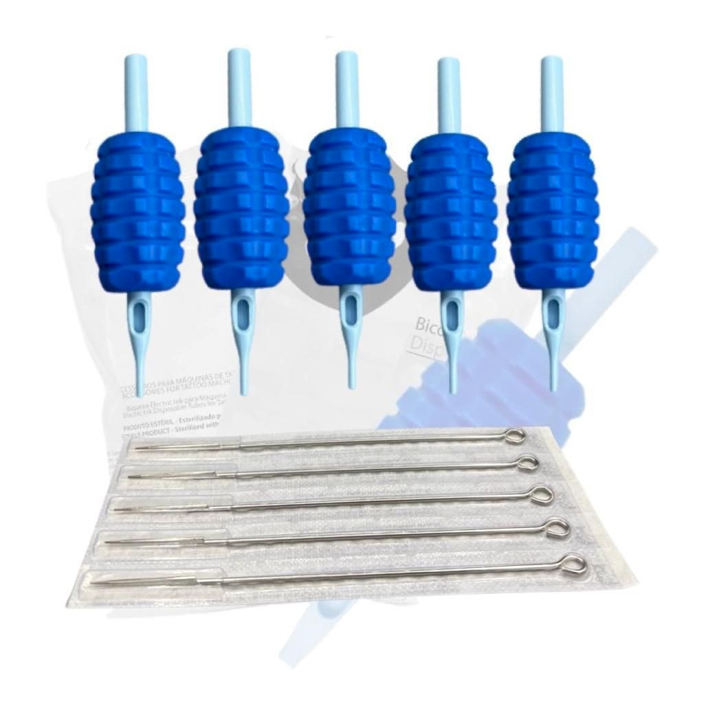 Kit 5 bicos + 5 agulhas
