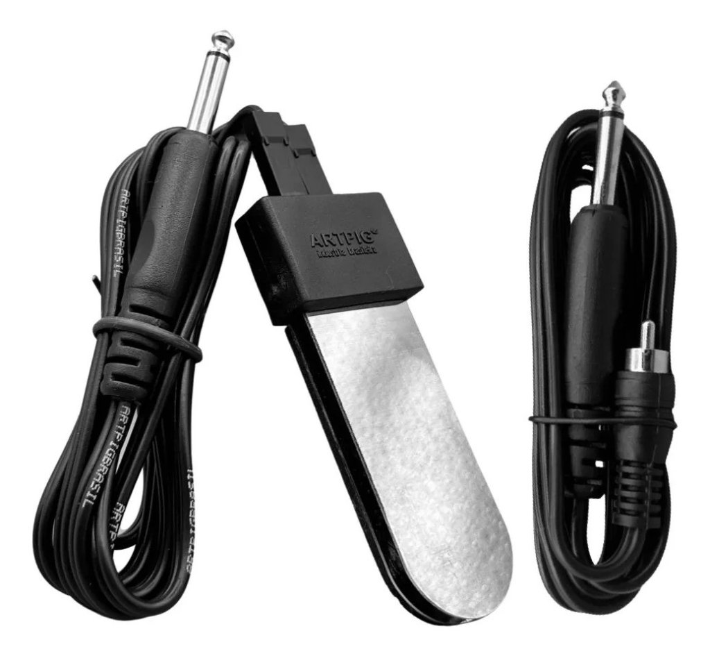 Pedal Slim Chapinha + Cabo Rca - Kit Artpig