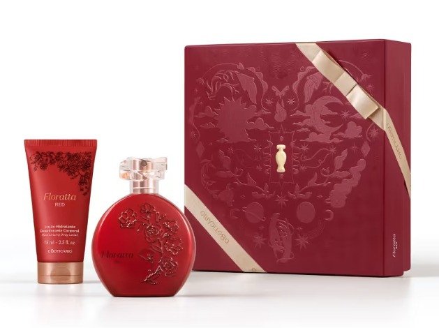 Kit Presente Dia Dos Namorados Floratta Red (2 itens)