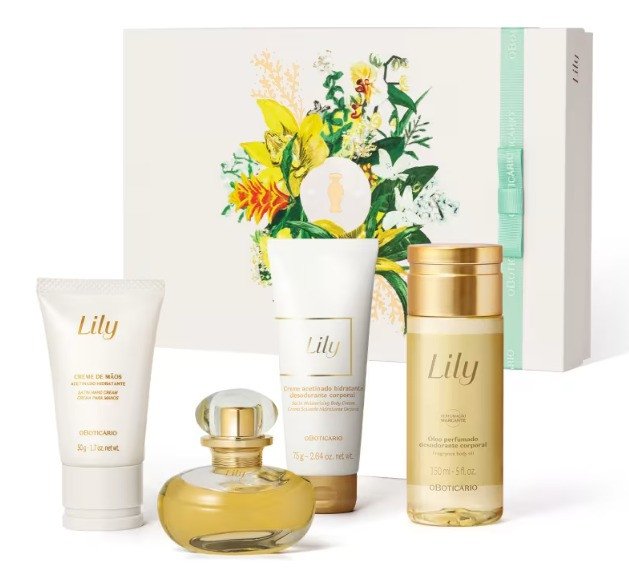 Kit Presente Dia Dos Namorados Lily (4 itens)