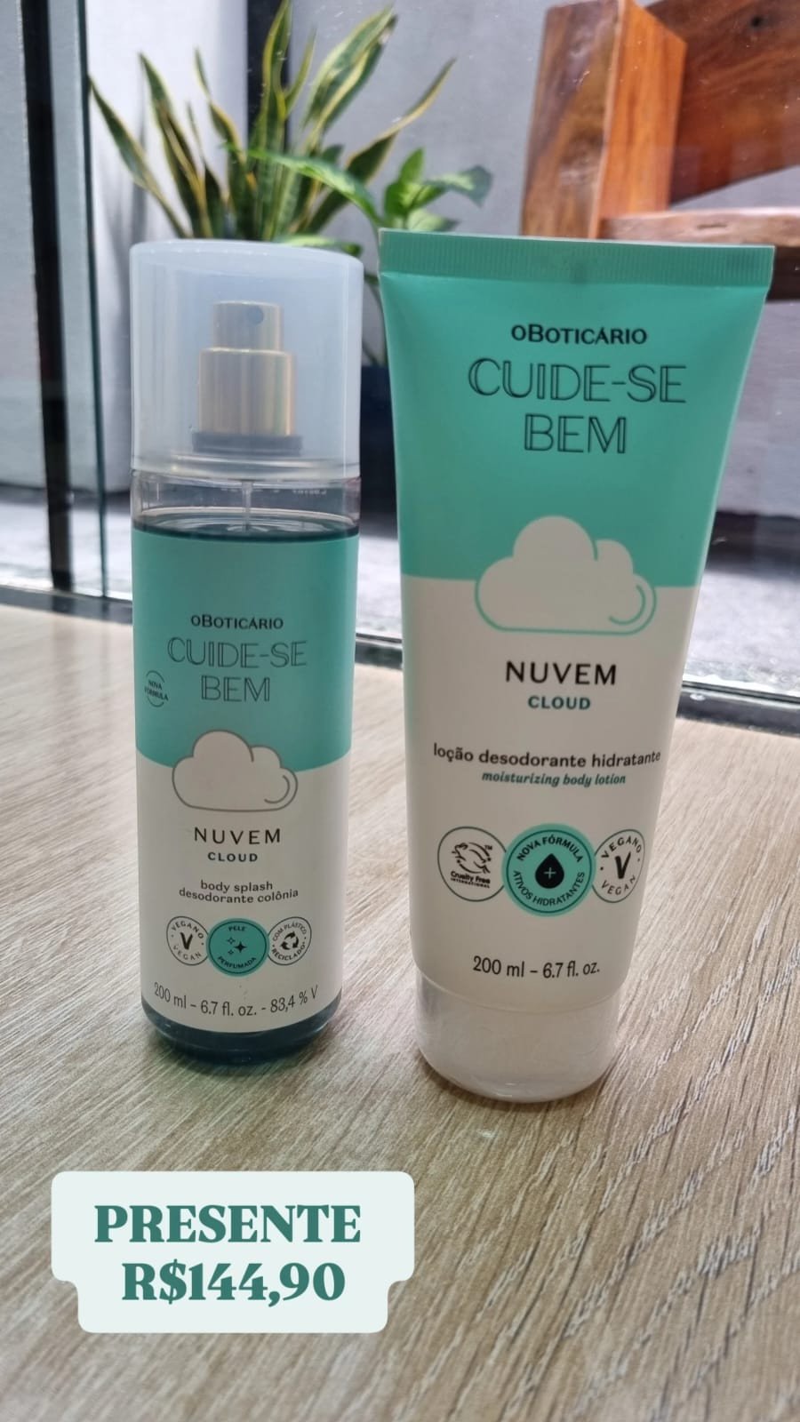 PRESENTE CUIDE-SE BEM NUVEM