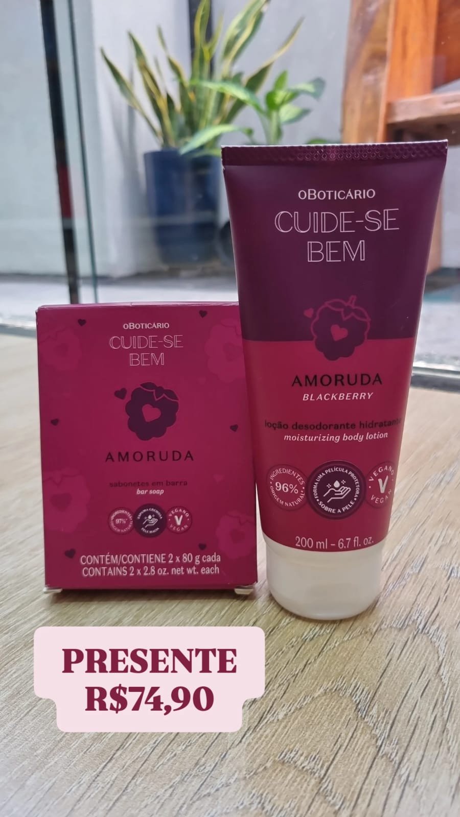 PRESENTE CUIDE-SE BEM AMORUDA