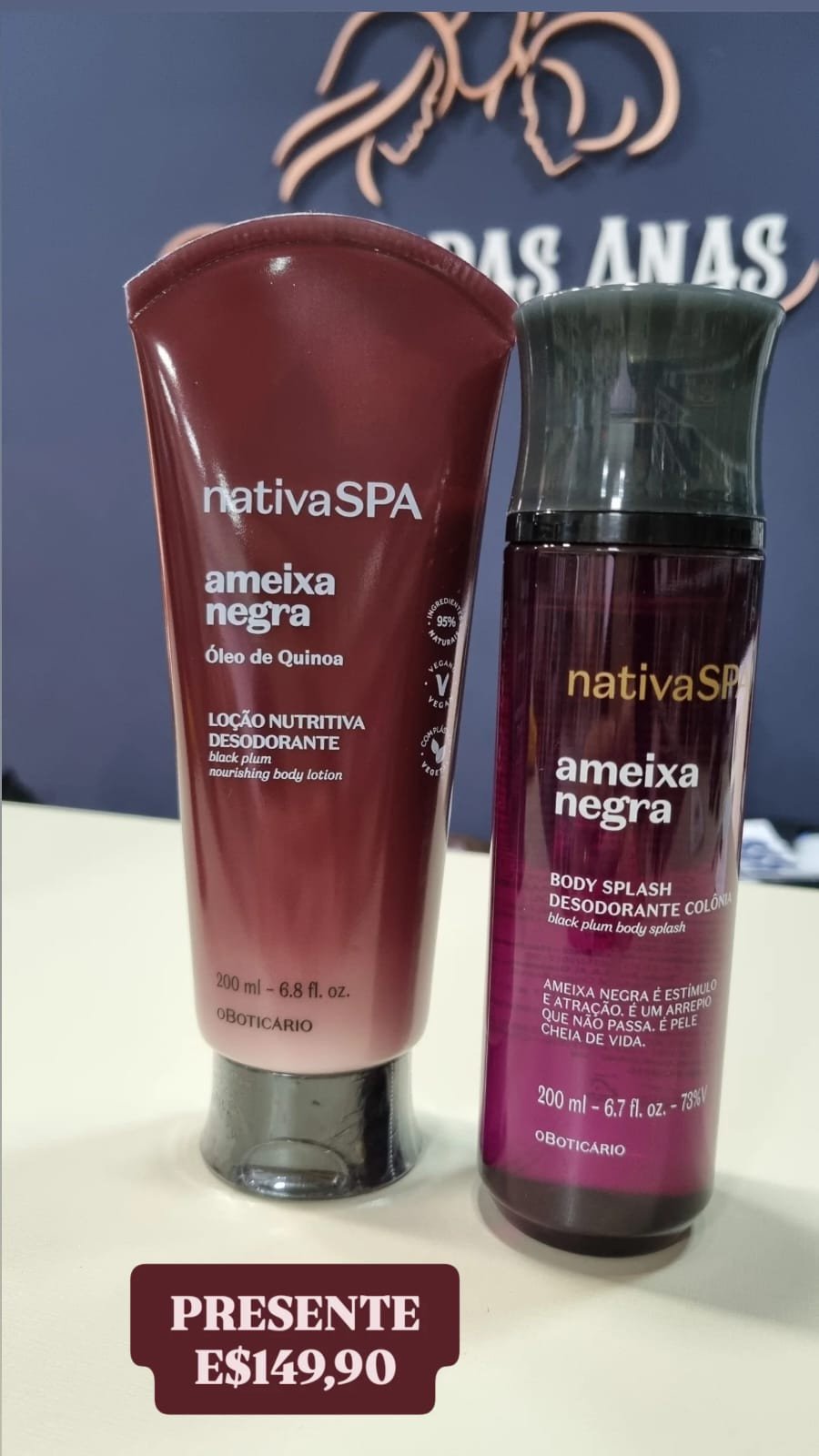 PRESENTE NATIVA SPA AMEIXA NEGRA