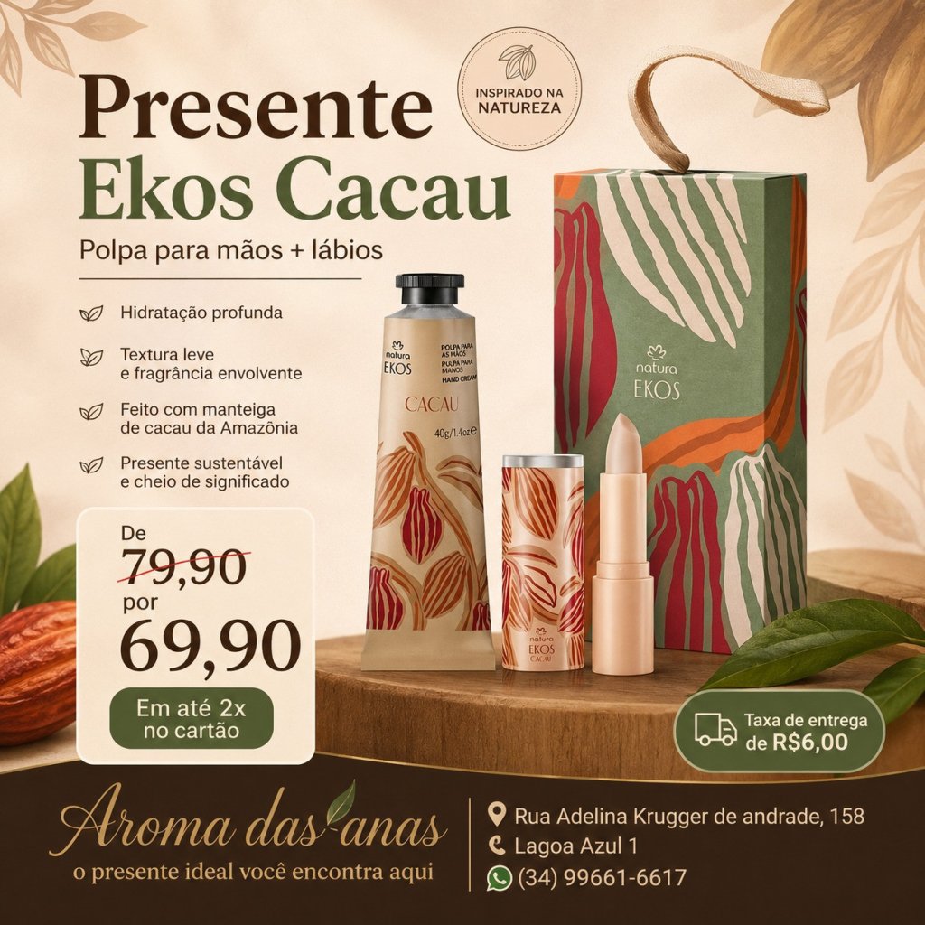 PRESENTE NATURA EKOS CACAU