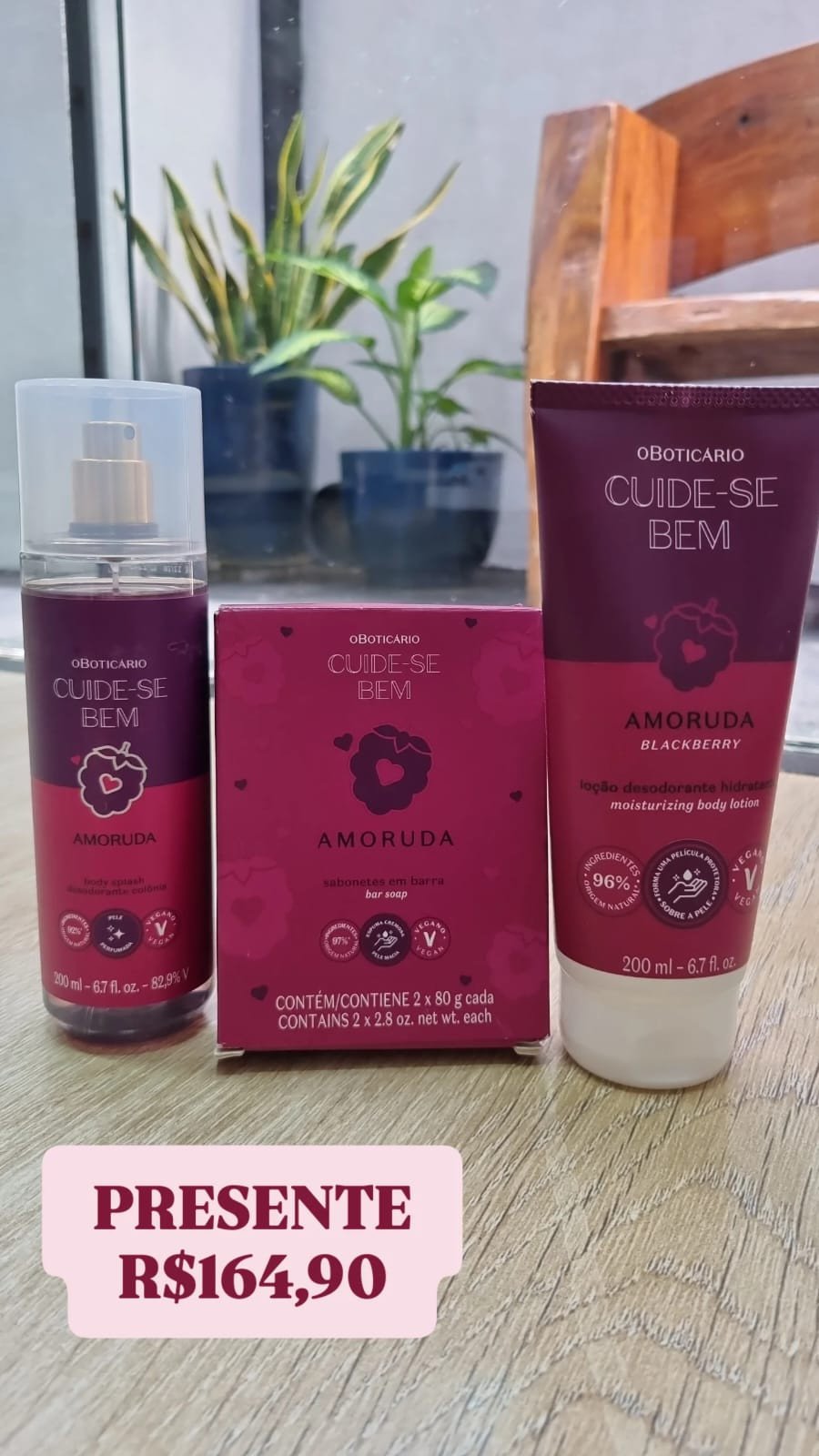 TRIO CUIDE-SE BEM AMORUDA